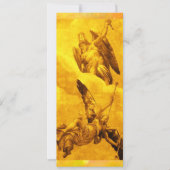 Faire-part TEMPS ET FAME, jaune (Devant)