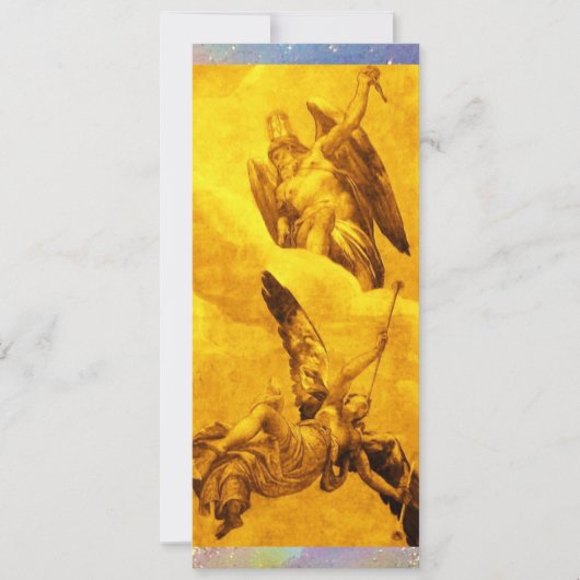 Faire-part TEMPS ET FAME, jaune (Devant)