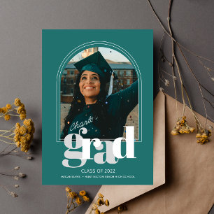 Faire-part Tendance Arch Photo Graduation Party