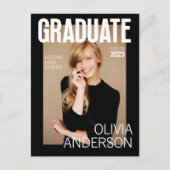 Faire-part tendance de couverture de magazine (Devant)