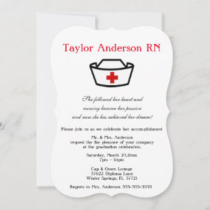 Faire-part tendance de l'école de soins infirmiers