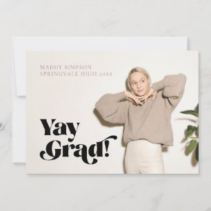 Faire-part Tendance Moderne Minimaliste Neutre Photo Remise d