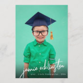 Faire-part Texte Personnalisé Unique Photo Maternelle (Devant)