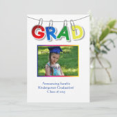 Faire-part Texte principal - Photo (Debout devant)