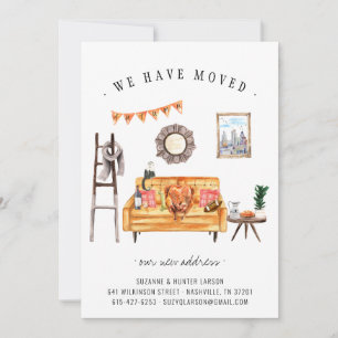 Faire-part Thanksgiving Turquie   Autumn Living Room Moving