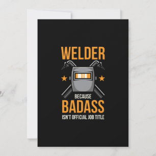 Faire-part Title de Welder Because