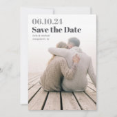 Faire-part Titre | Photo verticale moderne (Devant)