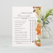 Faire-part Tomber dessus ou sous la nuptiale jeu de douche Ca (Debout devant)