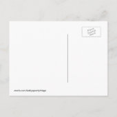 Faire-part Tour Eiffel Enregistrer la date Carte postale (Dos)