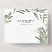 Faire-part tout-en-un Kyriakos (Verso)