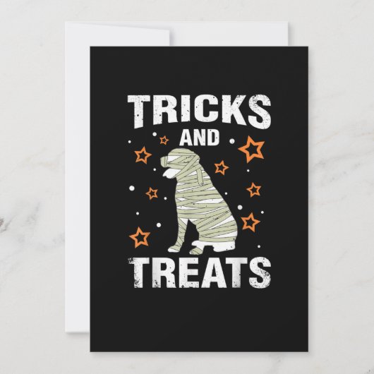 Faire-part Traitements _ Tricks Rottweiler Halloween Costume (Devant)