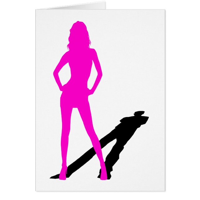 faire-part transgenre : silhouettes d'ombre (Devant)