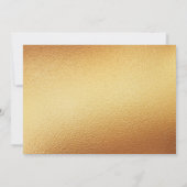 Faire-part Trendy Gold Foil Script 3 Photo Graduation (Dos)
