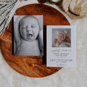 Faire-part Très Joyeux Noël de naissance