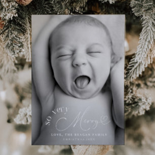 Faire-part Très Joyeux Noël de naissance