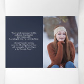 Faire-part Tri-Fold (Intérieur au milieu)