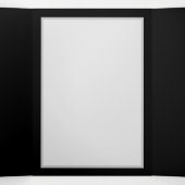 Faire-part Trois Volets Angel Fire Heart with Wings (Intérieur au milieu)