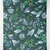 Faire-part Trois Volets Aquarelle tombée feuilles 5 (Intérieur au milieu)