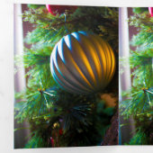 Faire-part Trois Volets Argent chaud (Intérieur en premier)