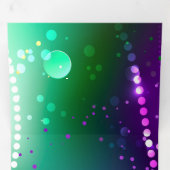 Faire-part Trois Volets Carthagène Solive Purple (Intérieur en premier)