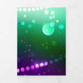 Faire-part Trois Volets Carthagène Solive Purple (Page de couverture)