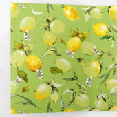 Faire-part Trois Volets citrons aquarelle 22 (Intérieur en premier)