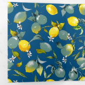 Faire-part Trois Volets citrons aquarelle 29 (Intérieur en premier)