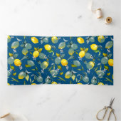 Faire-part Trois Volets citrons aquarelle 29 (Intérieur)