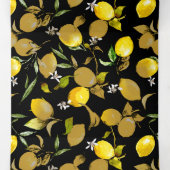 Faire-part Trois Volets citrons d'aquarelle 30 (Intérieur au milieu)