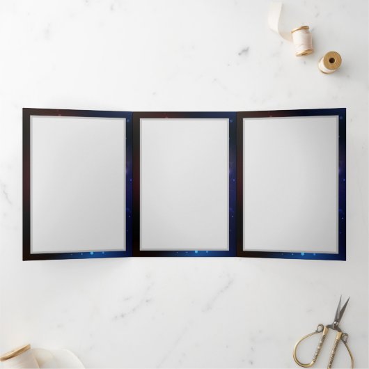 Faire-part Trois Volets Clowing Night Butterflies (Intérieur)