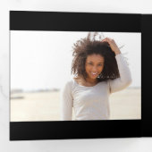 Faire-part Trois Volets Fave Graduate Multi Photo Tri-Fold Annonce de remi (Intérieur en premier)