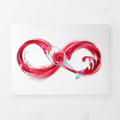 Faire-part Trois Volets Infinity (Page de couverture)