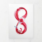 Faire-part Trois Volets Infinity (Page de couverture)