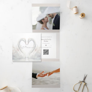 Faire-part Trois Volets Mariage spécial Ajouter une photo