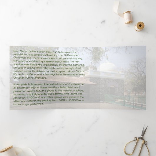 Faire-part Trois Volets Merry Mehermas (Intérieur)