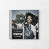 Faire-part Trois Volets Musique CD Album couverture livret Bleu Graduation (Protection)