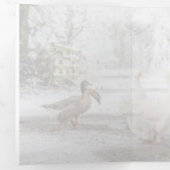 Faire-part Trois Volets naturelle de Christmas (Intérieur en premier)