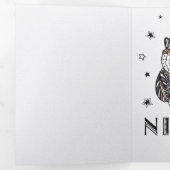 Faire-part Trois Volets Night Owl (Intérieur en premier)