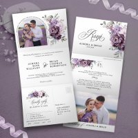 Nuances de pourpre Dusty fleurs Moody Floral Maria