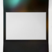 Faire-part Trois Volets Papillon lumineux et papillons de nuit (Intérieur au milieu)