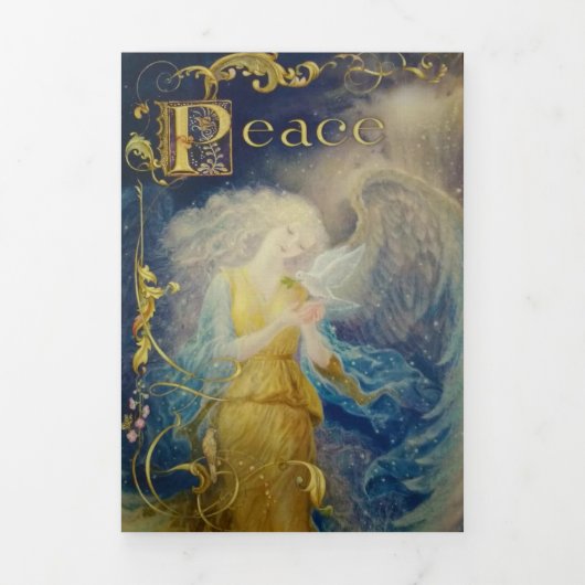 Faire-part Trois Volets Peace en Ukraine (Page de couverture)