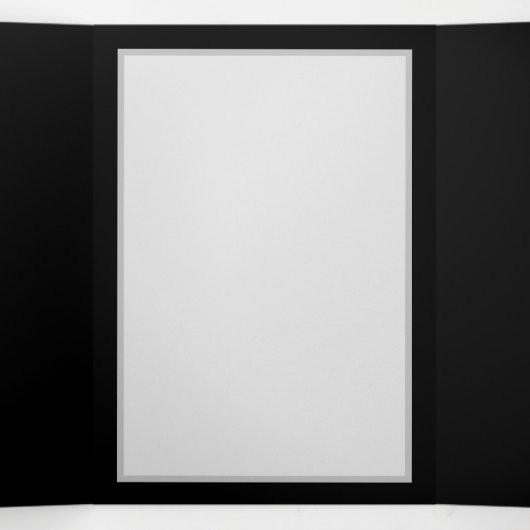 Faire-part Trois Volets Rose bleu brûlant (Intérieur au milieu)