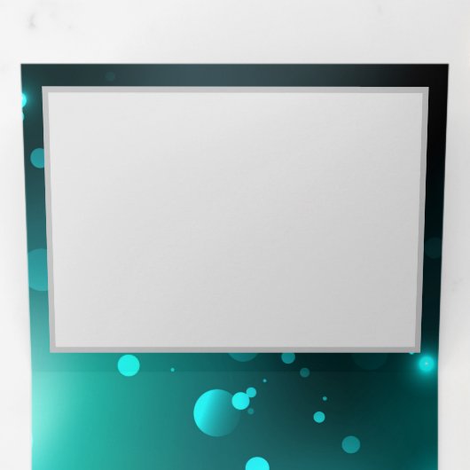 Faire-part Trois Volets Skeleton Keys on Green Background (Intérieur en premier)