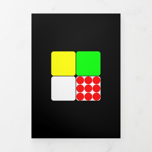 Faire-part Trois Volets Tour de France Jerseys 3 Noirs (Page de couverture)