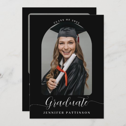 Faire-part Troisième cycle du Personalized (Devant / Derrière)