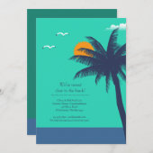 Faire-part tropicale du changement climatique (Devant / Derrière)