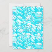 Faire-part Turquoise | Diplôme photo moderne pointillé (Dos)