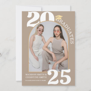 Faire-part Twin Arch Photo College Lycée