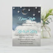 Faire-part Twinkle Little Star Diaper Raffle & Livres pour bé (Debout devant)