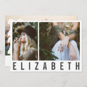 Faire-part Type (Devant / Derrière)